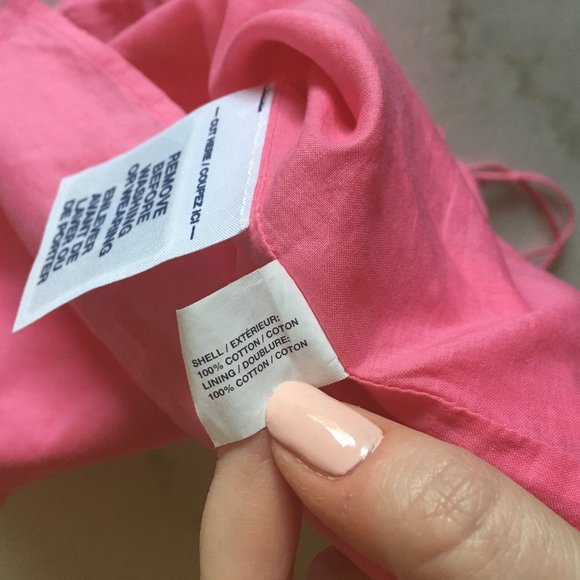 New! NWT Gap pink relaxed fit tank top, adjustable spaghetti straps,  0 / 2 / XS - Picture 6 of 7